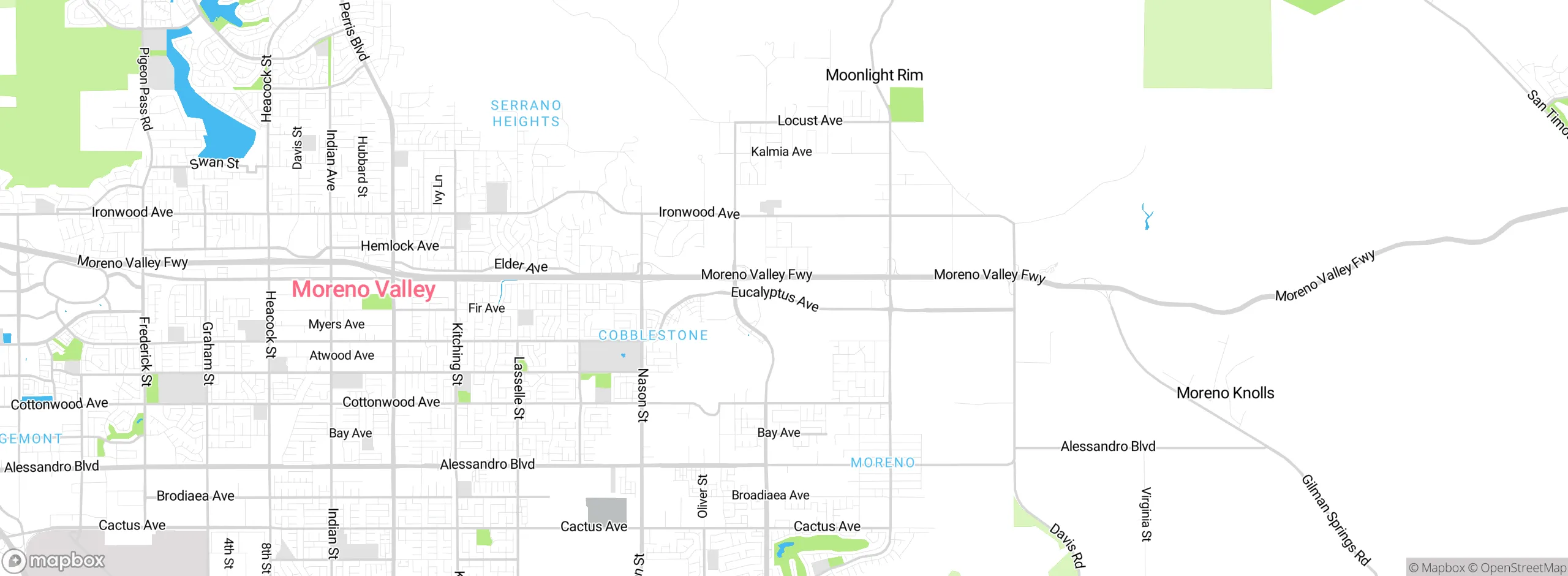 Map showing approximate location