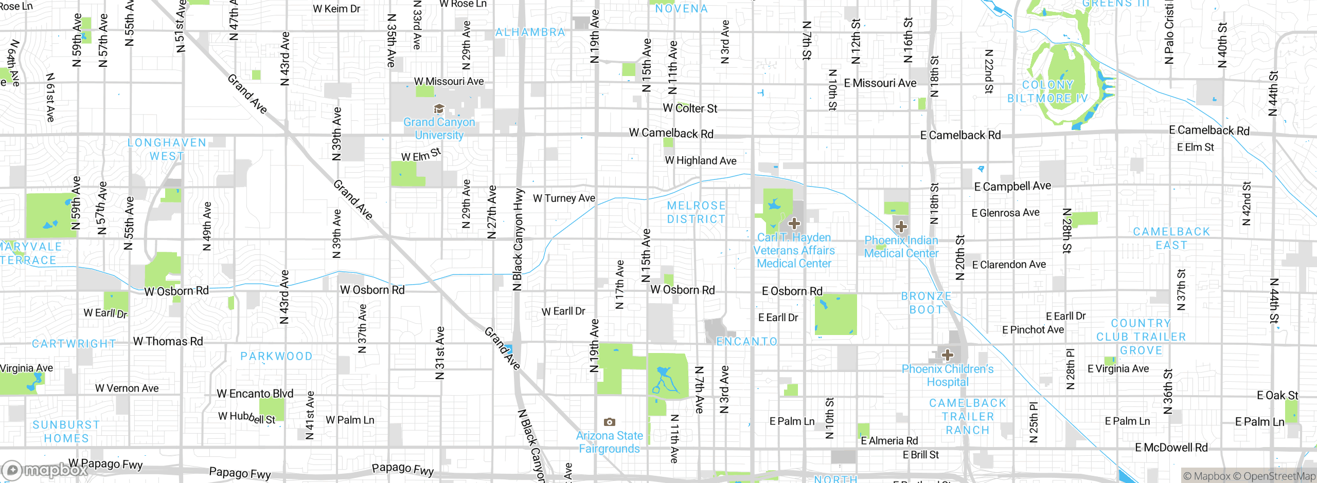 Map showing approximate location