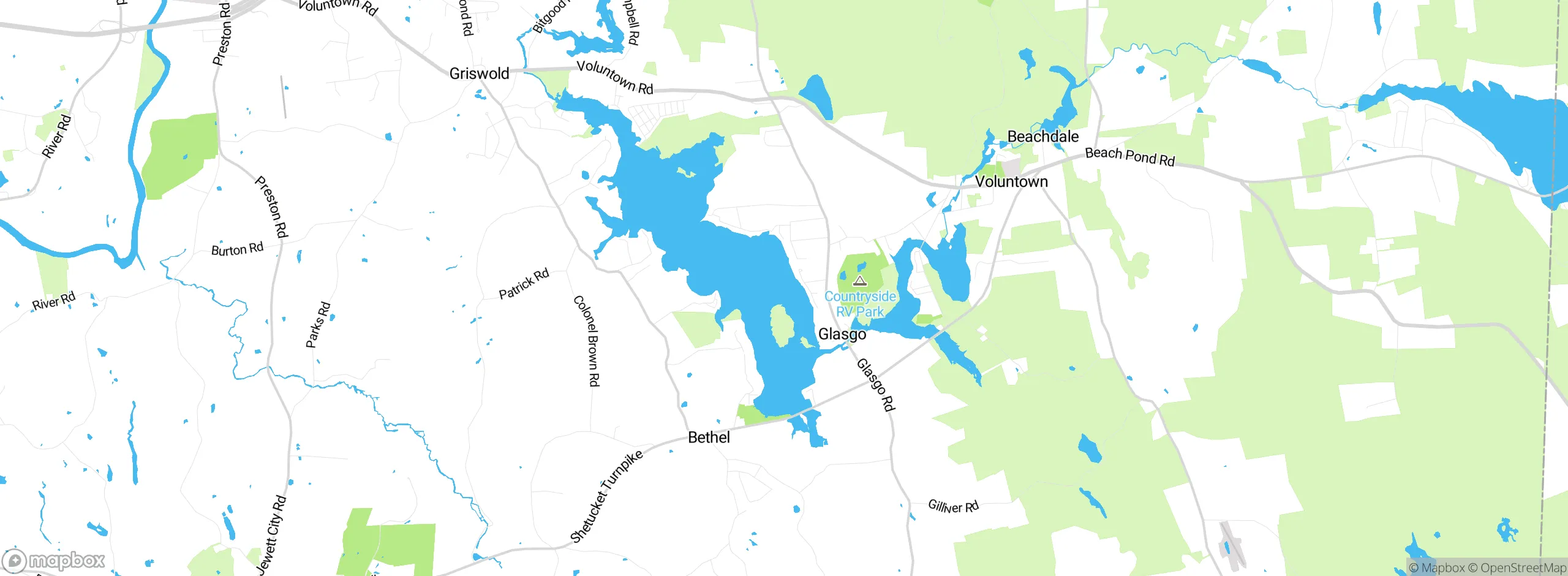 Map showing approximate location
