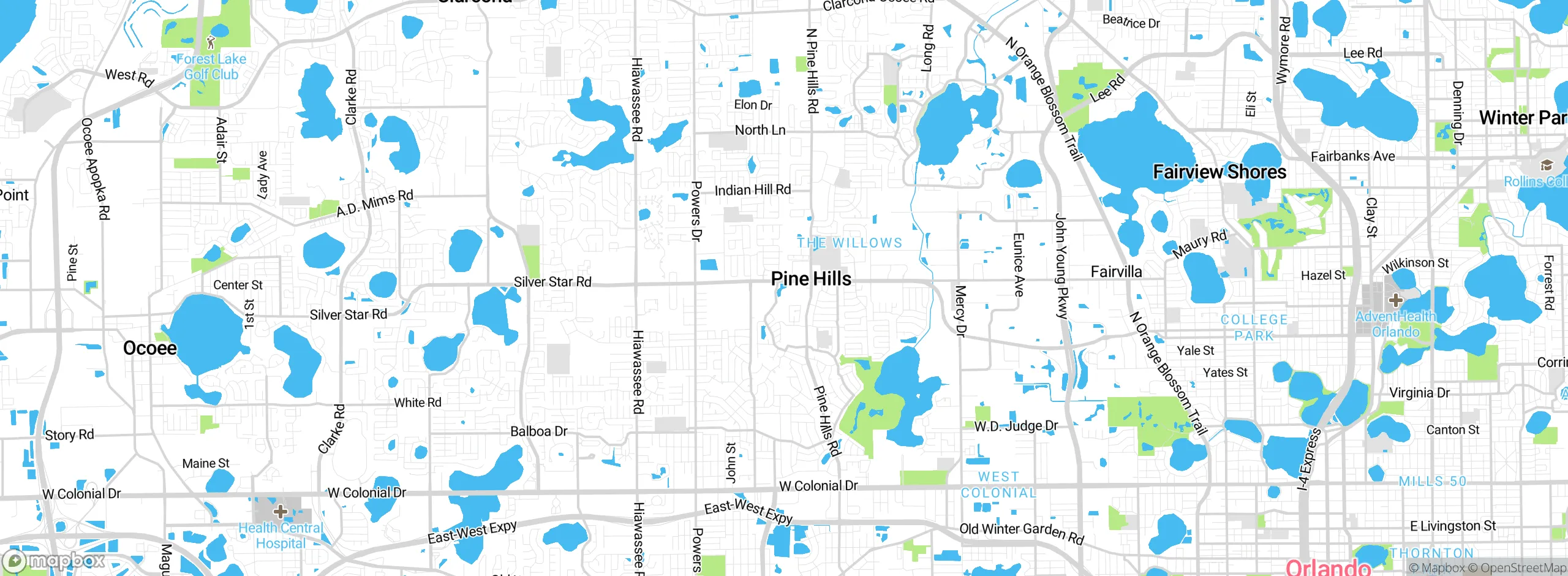 Map showing approximate location
