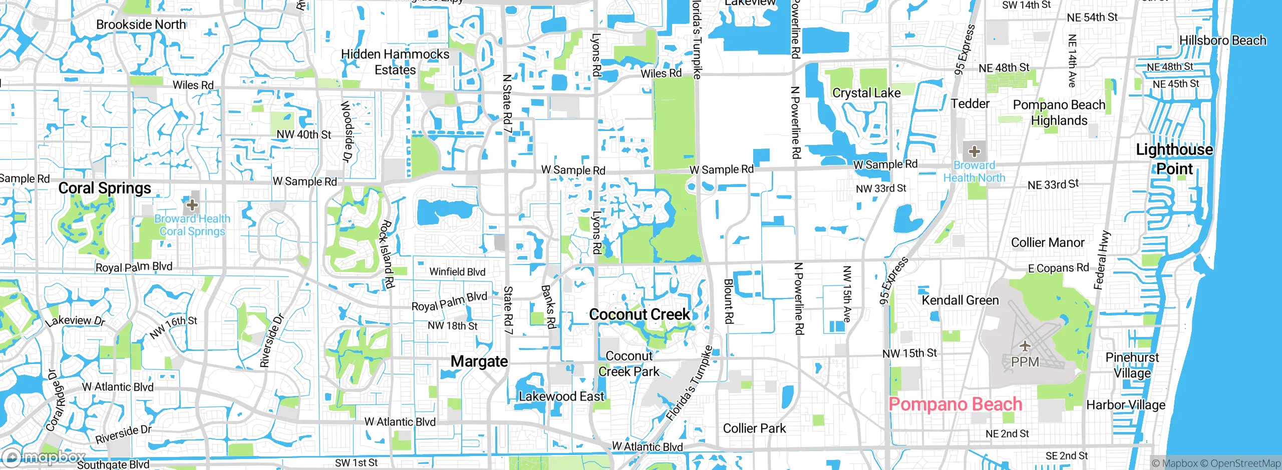 Map showing approximate location