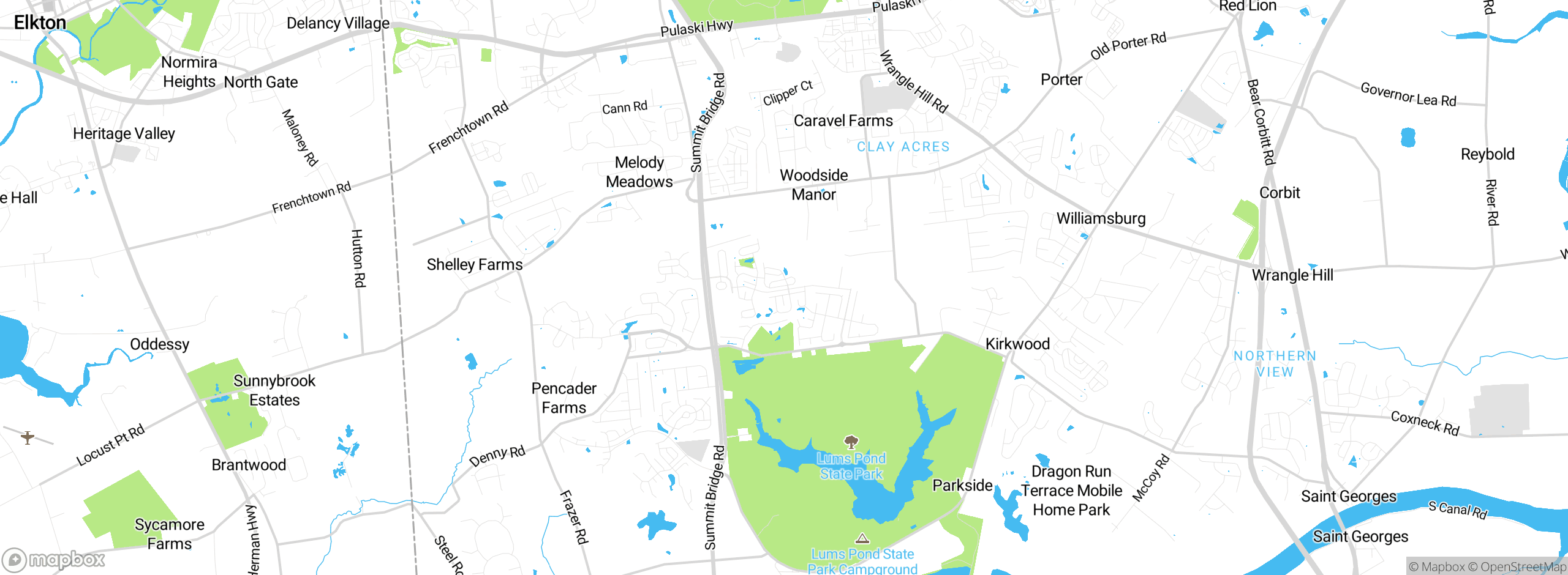 Map showing approximate location
