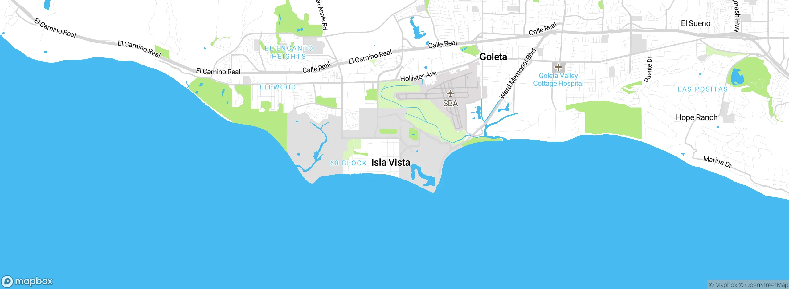 Map showing approximate location