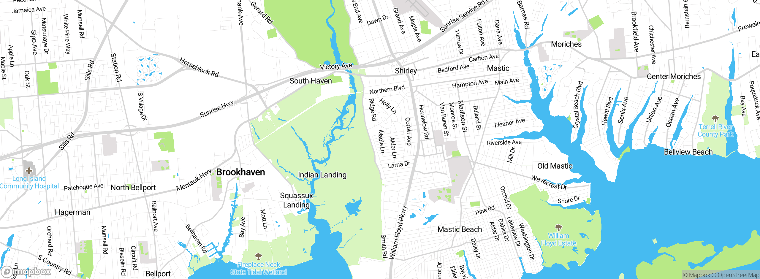 Map showing approximate location