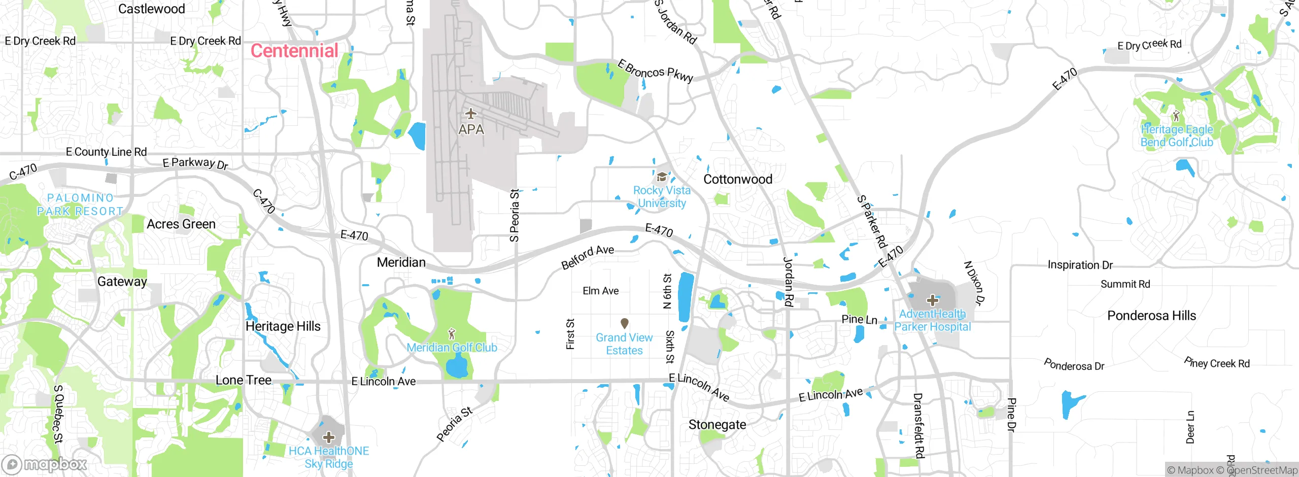 Map showing approximate location