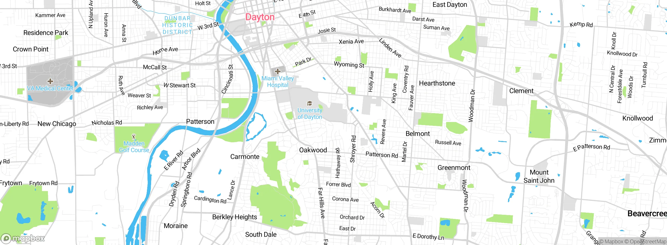 Map showing approximate location