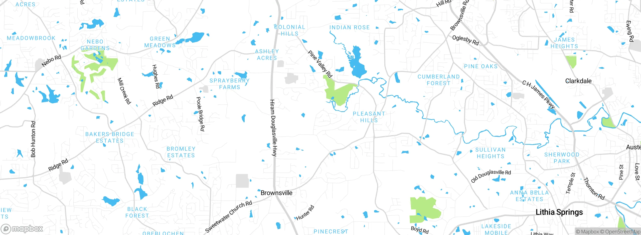 Map showing approximate location