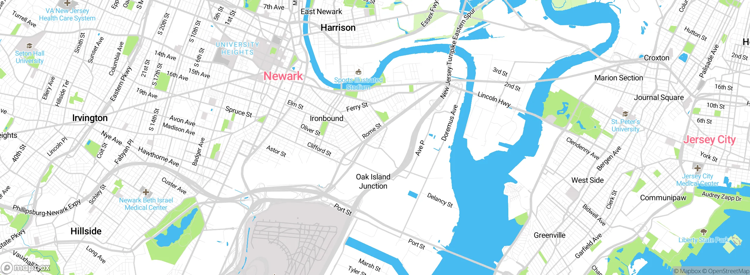 Map showing approximate location
