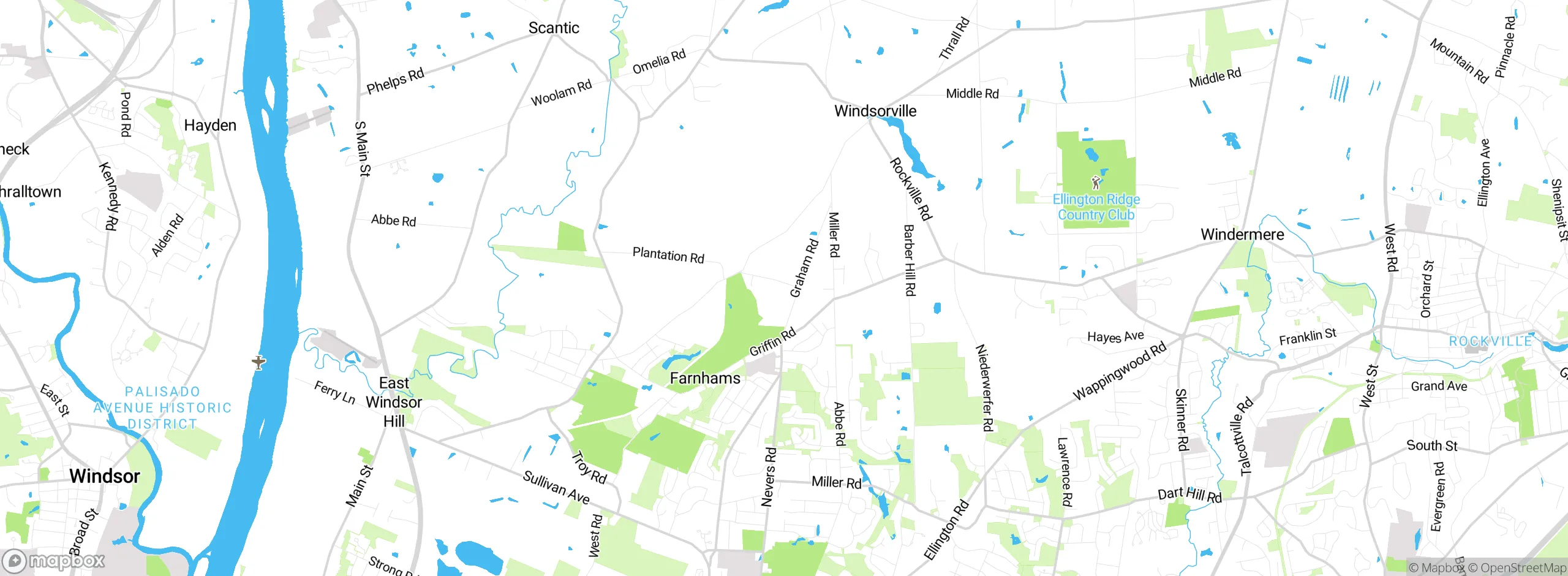 Map showing approximate location