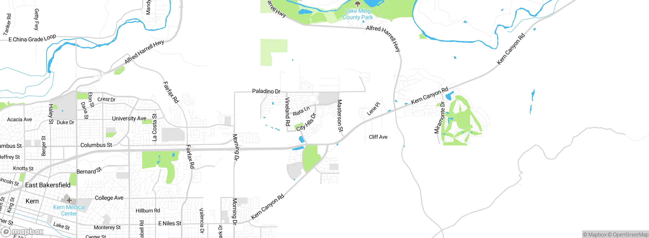 Map showing approximate location