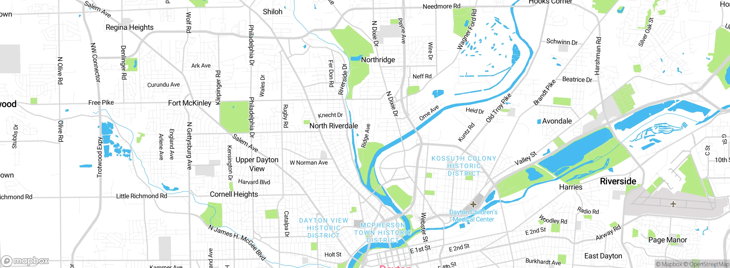 Map showing approximate location