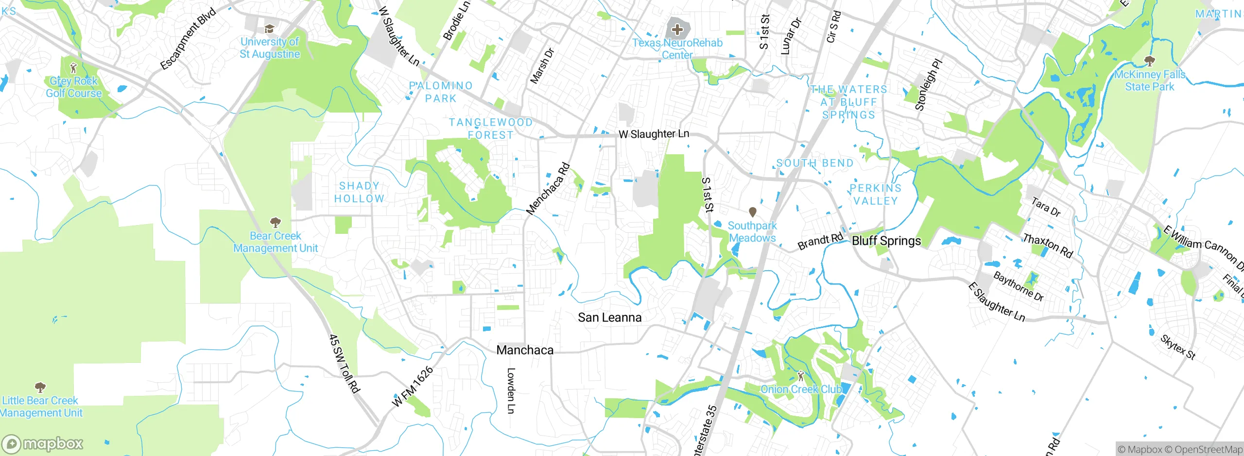 Map showing approximate location