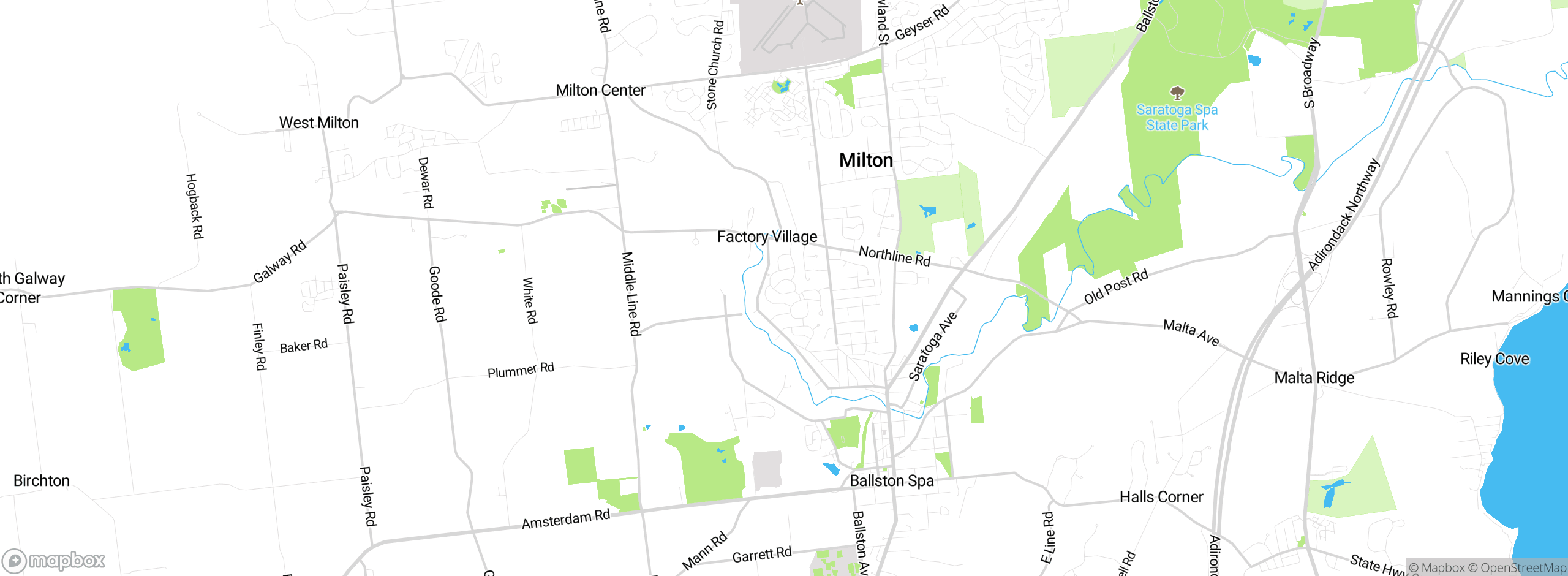 Map showing approximate location