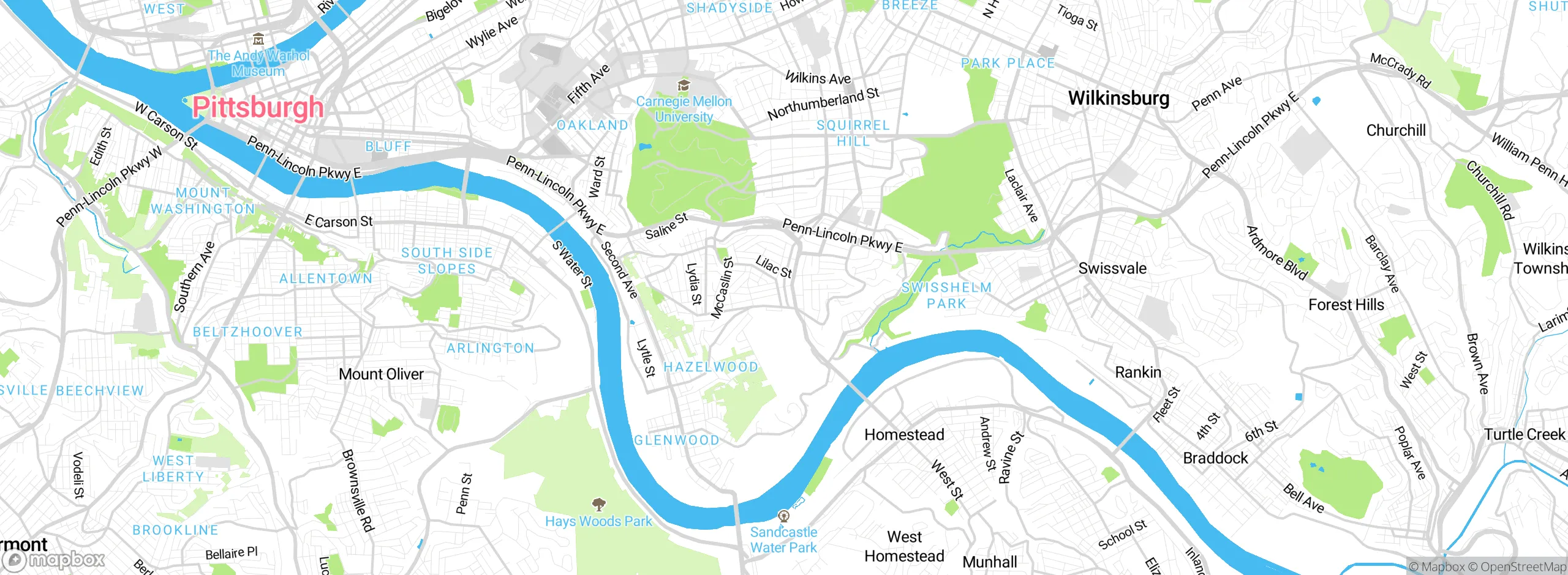 Map showing approximate location
