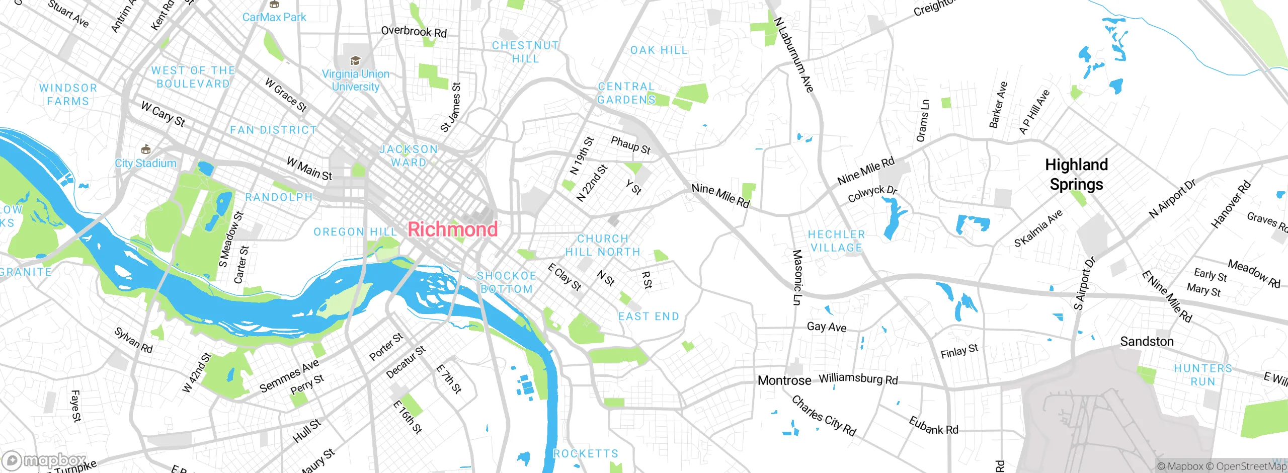 Map showing approximate location