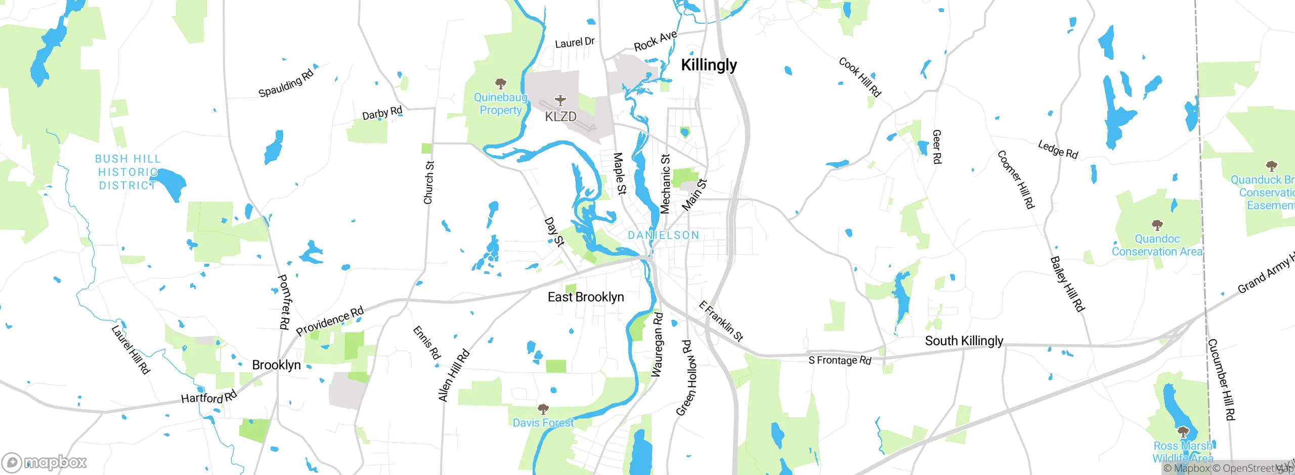 Map showing approximate location