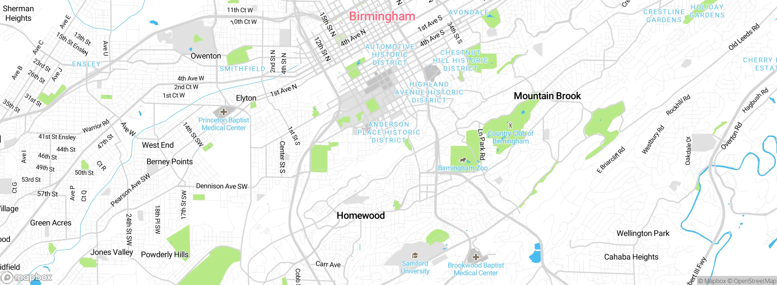 Map showing approximate location
