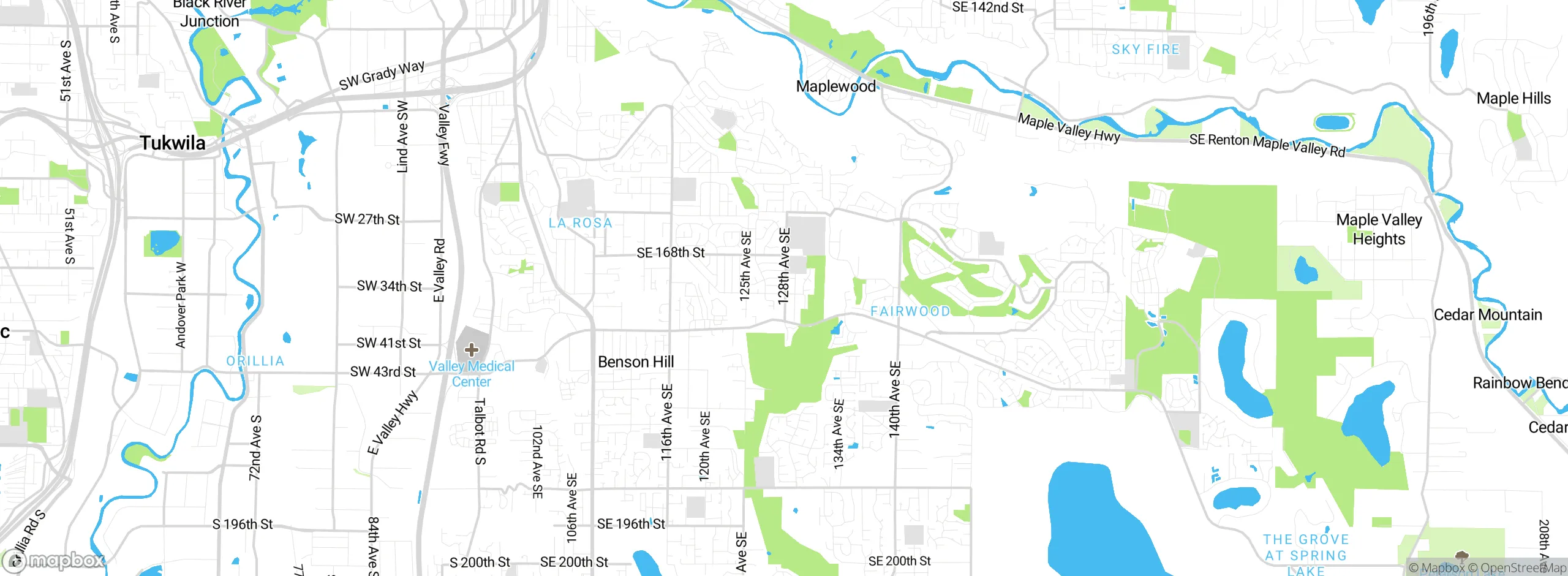 Map showing approximate location
