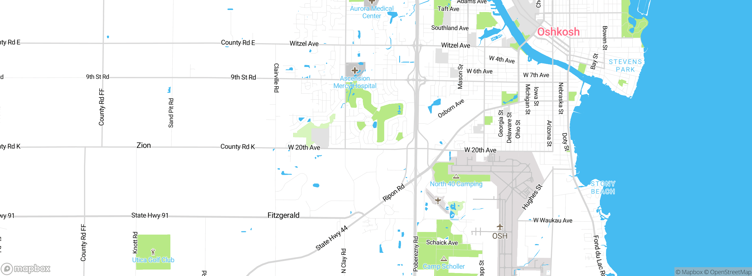 Map showing approximate location