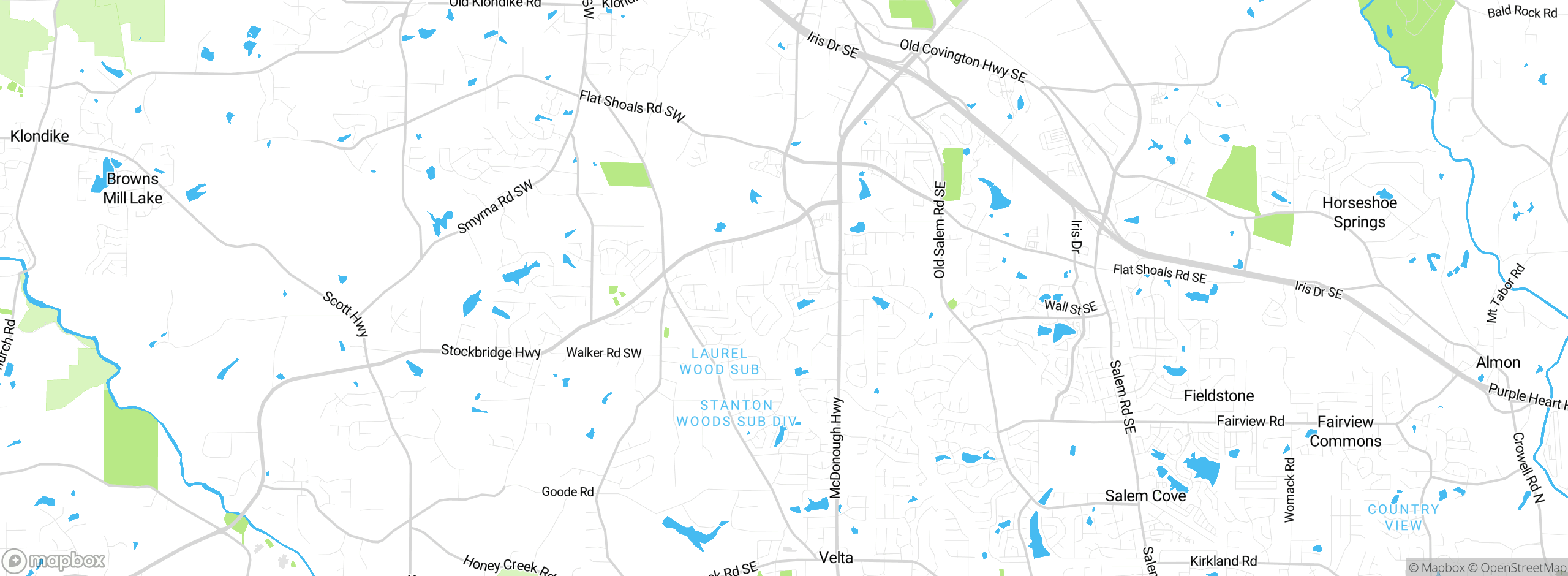 Map showing approximate location