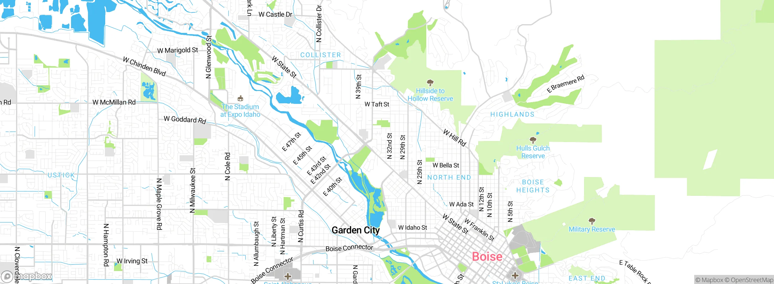 Map showing approximate location