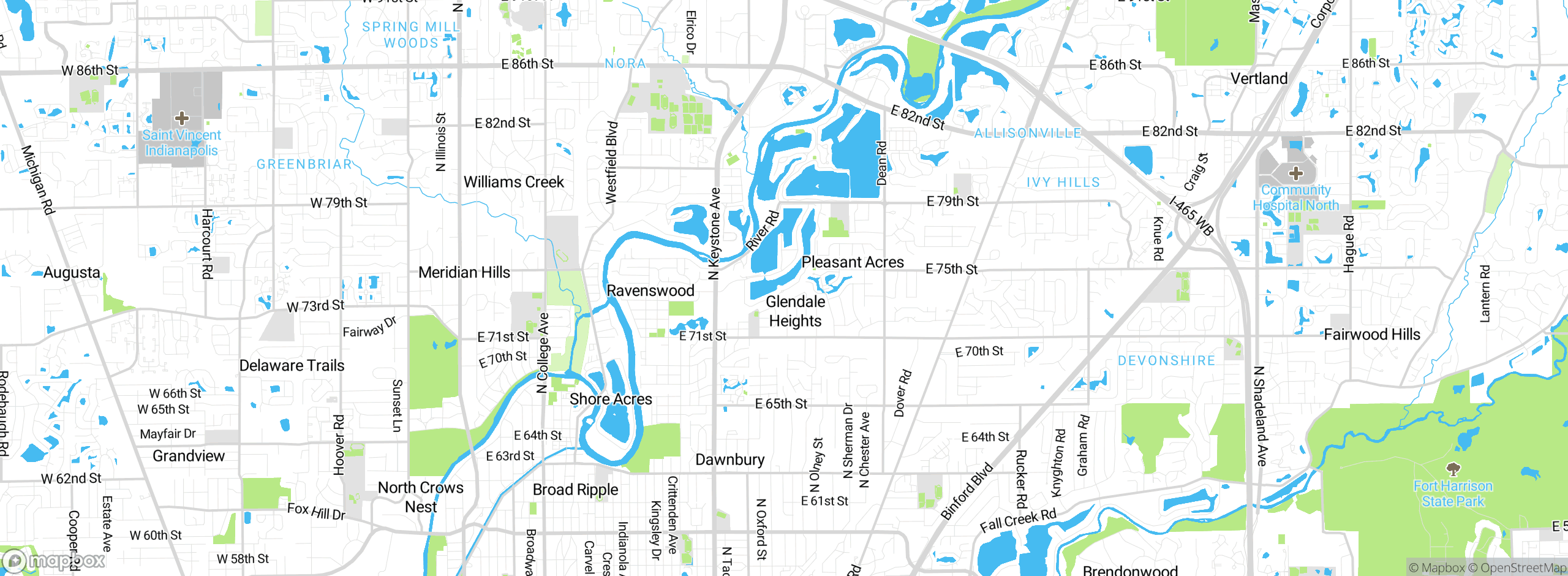 Map showing approximate location