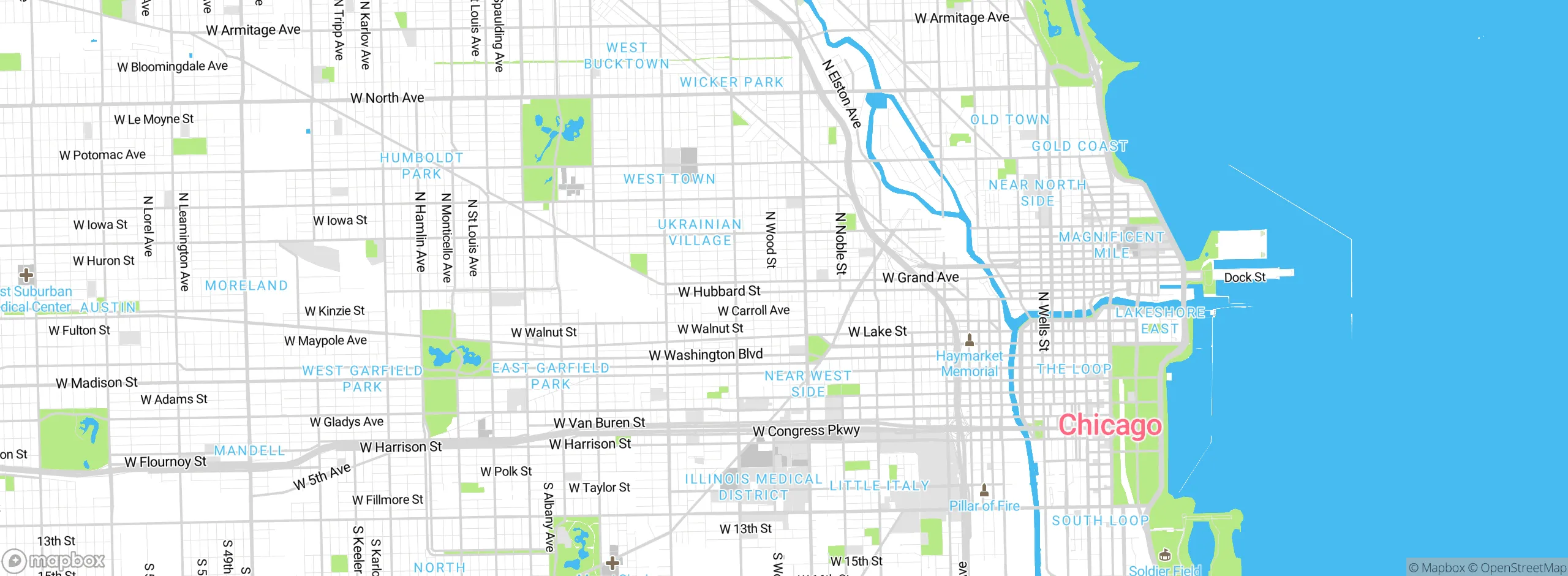 Map showing approximate location