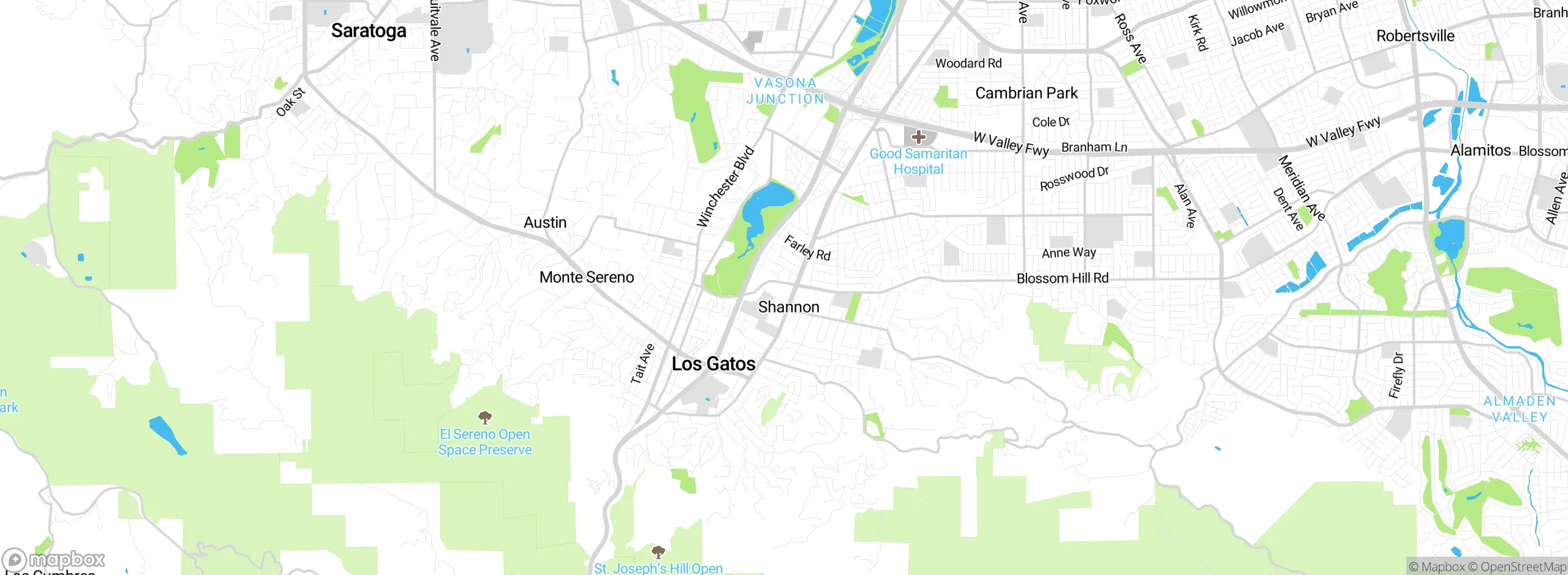 Map showing approximate location