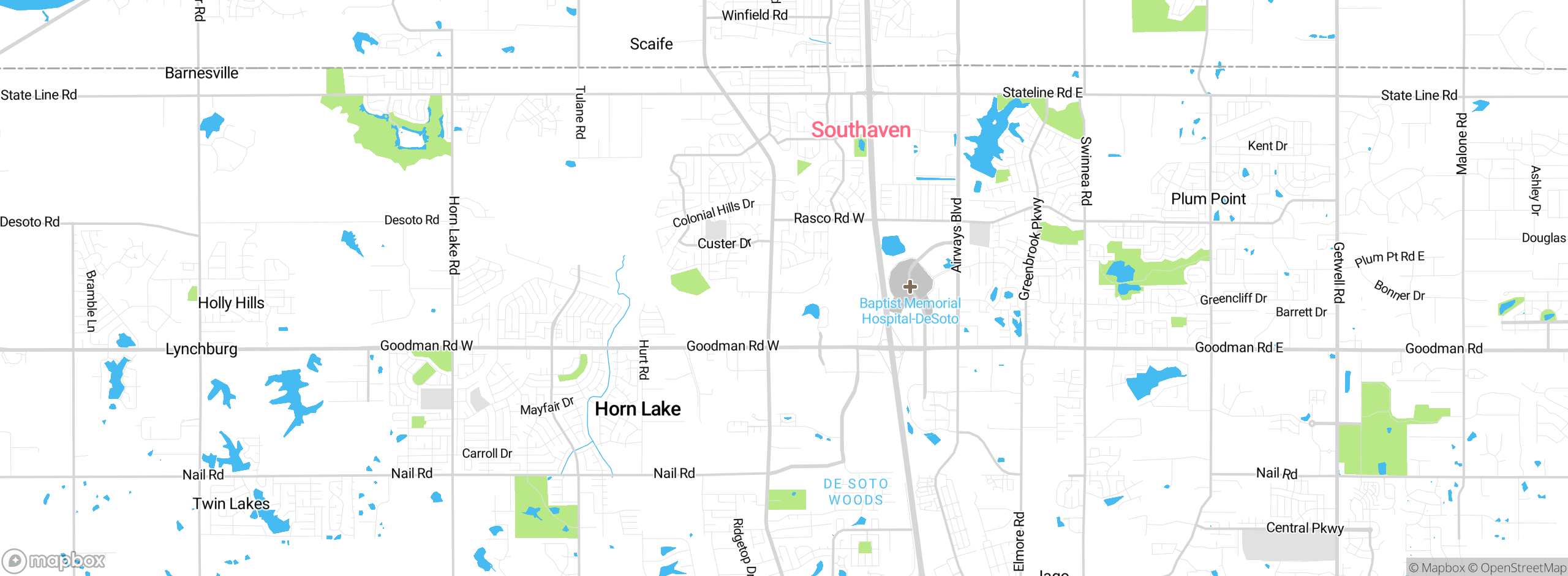 Map showing approximate location