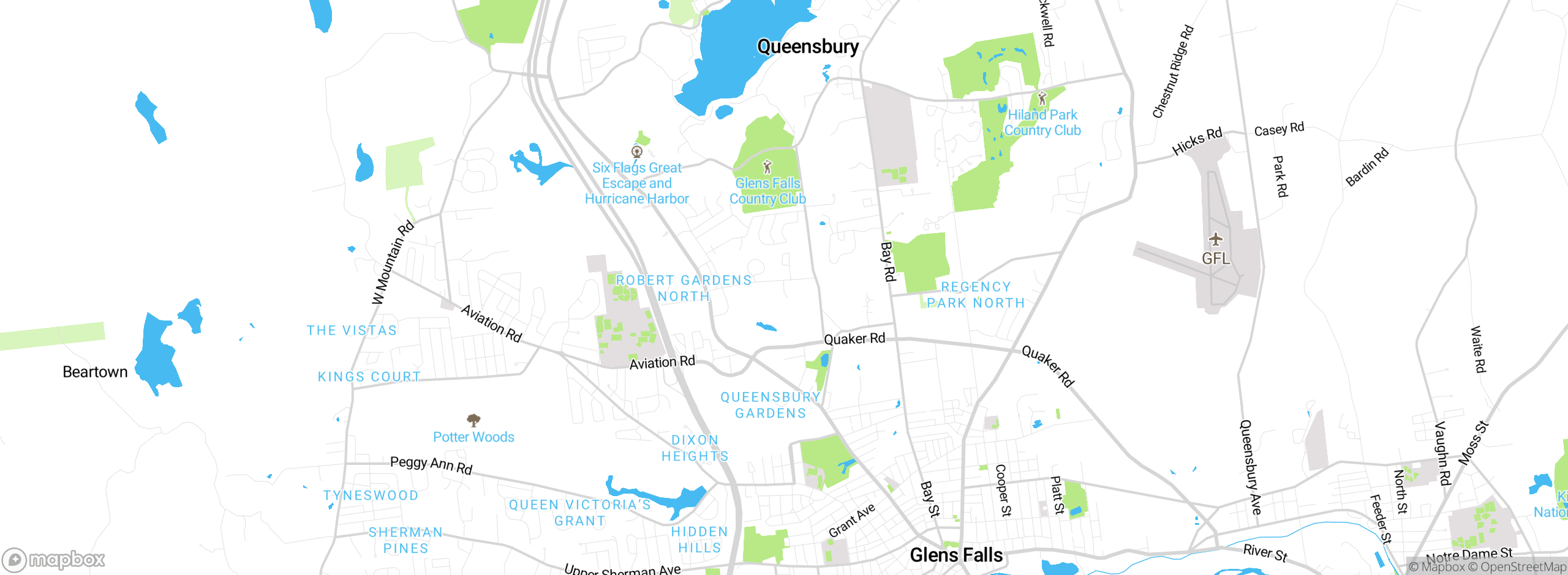 Map showing approximate location