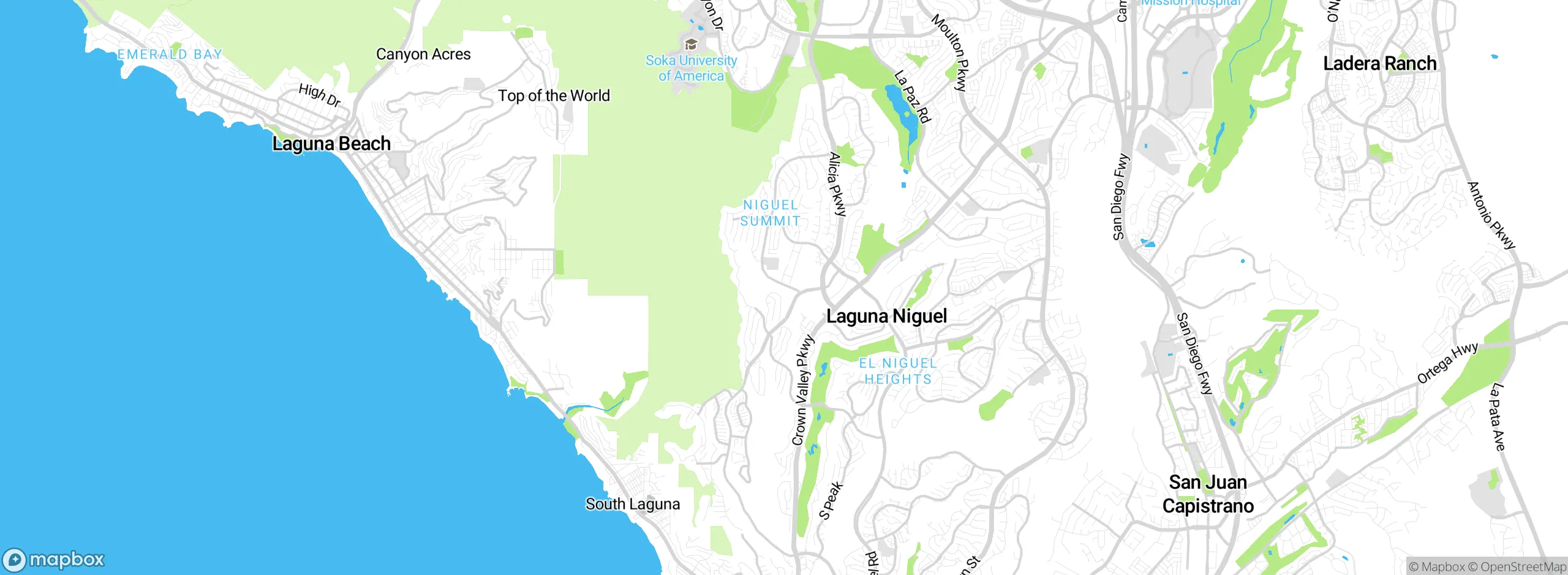 Map showing approximate location