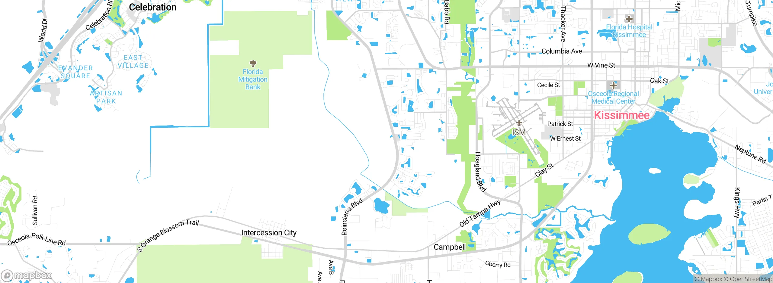 Map showing approximate location