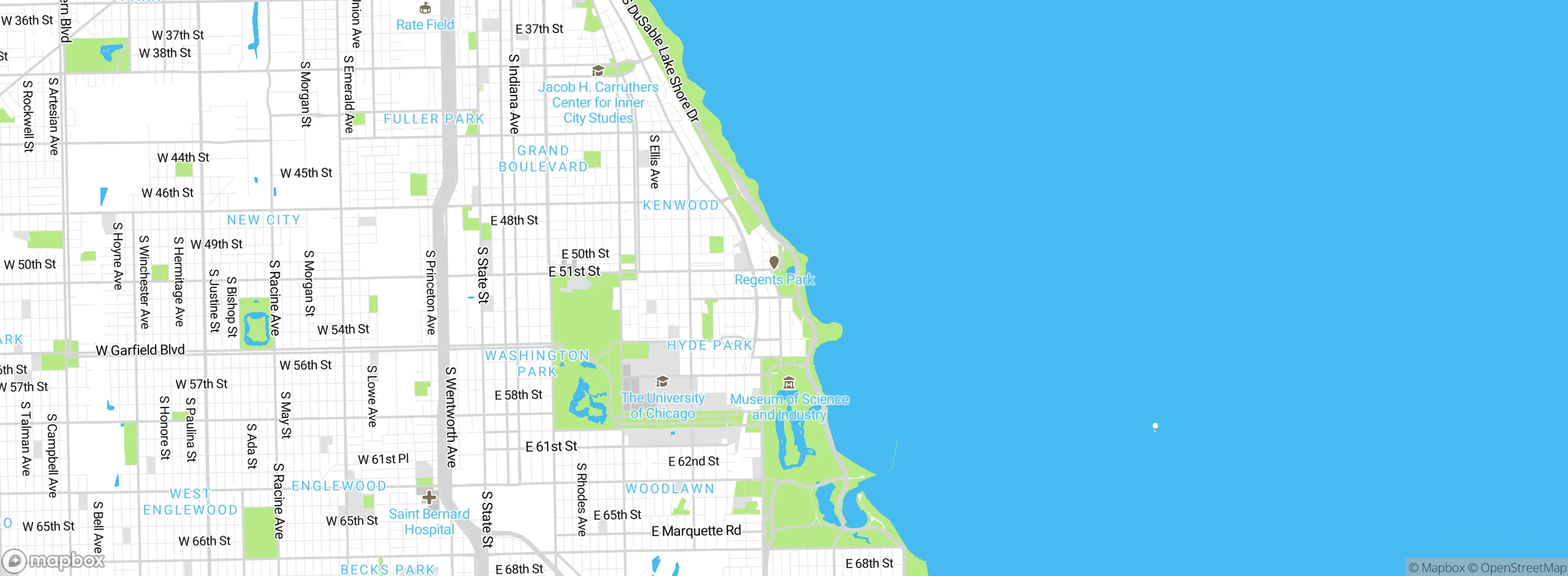 Map showing approximate location