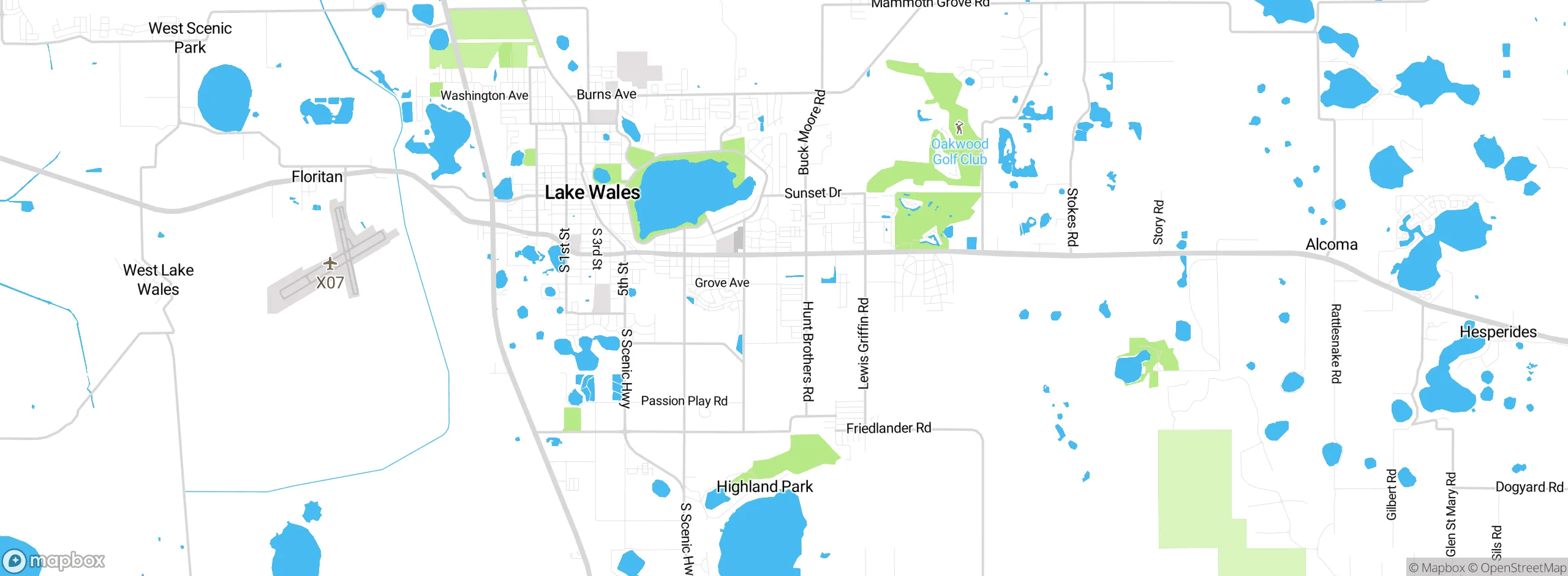 Map showing approximate location