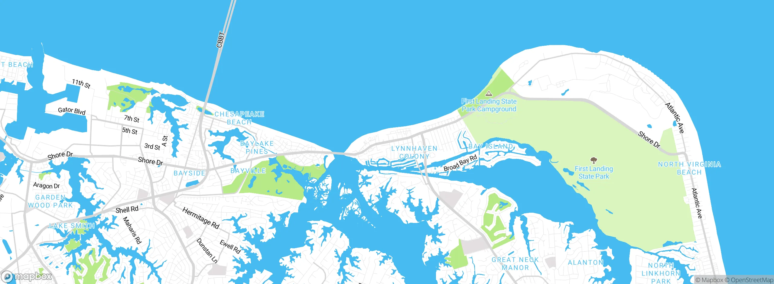 Map showing approximate location