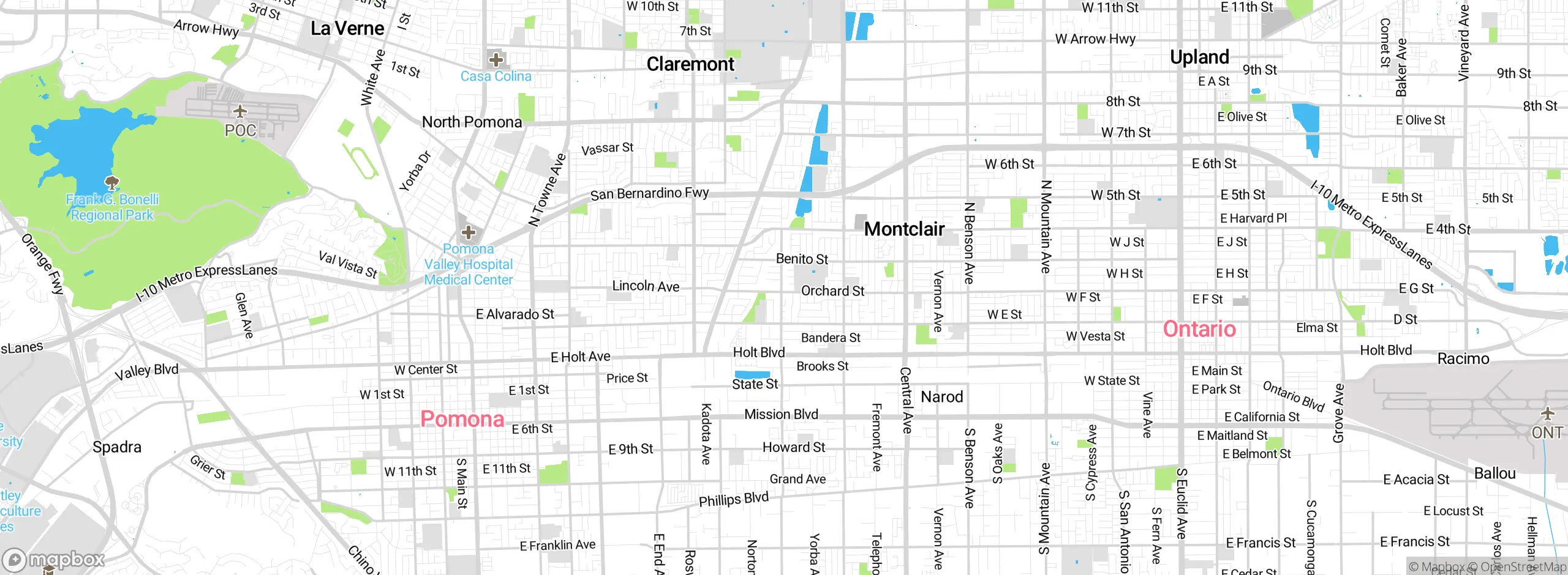 Map showing approximate location