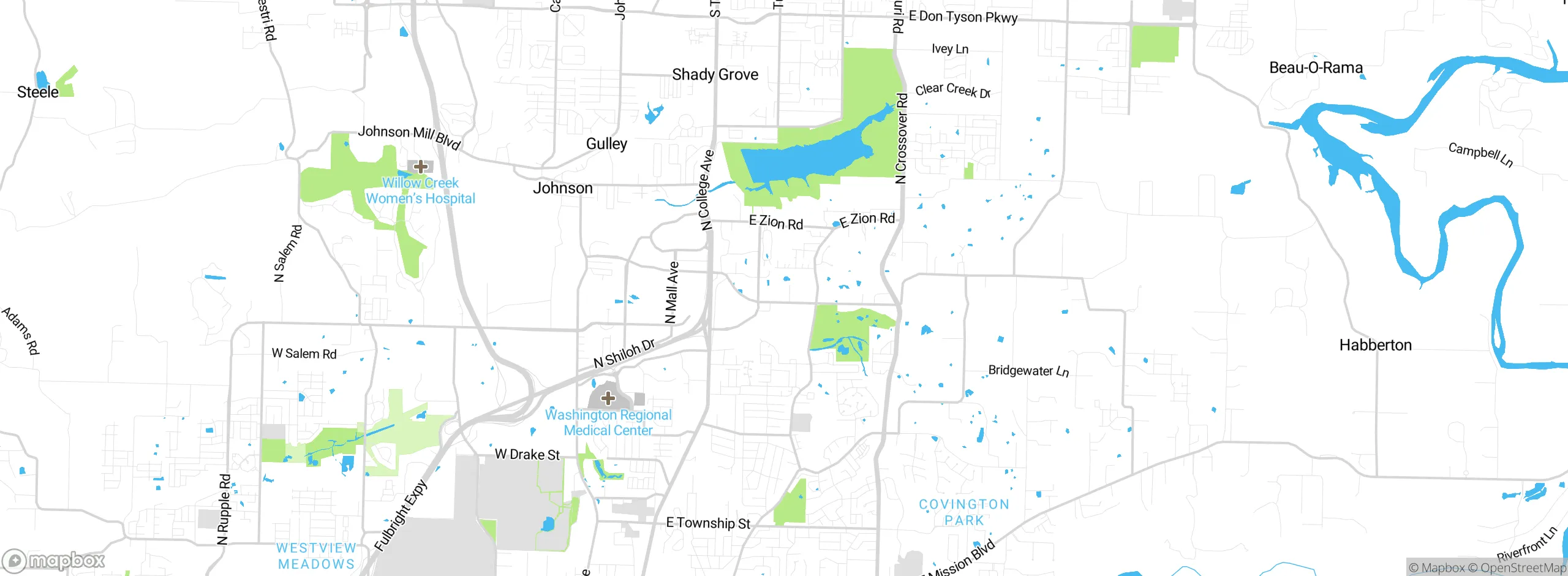 Map showing approximate location