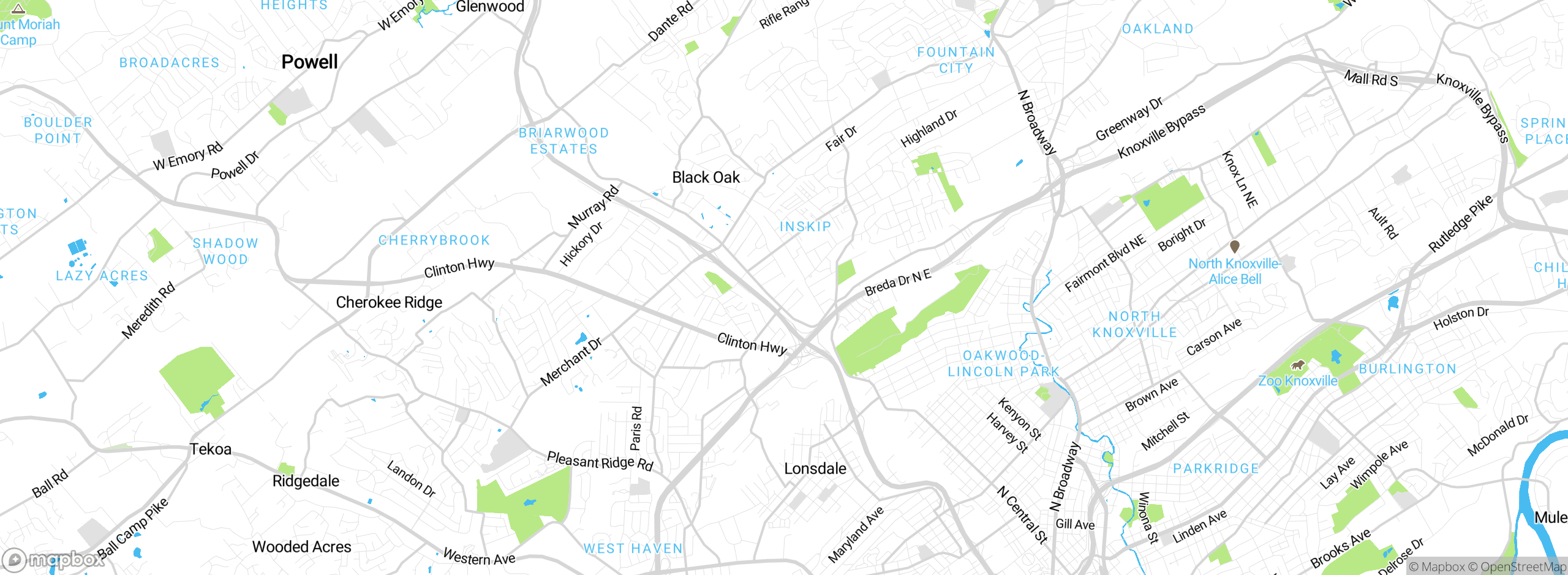 Map showing approximate location