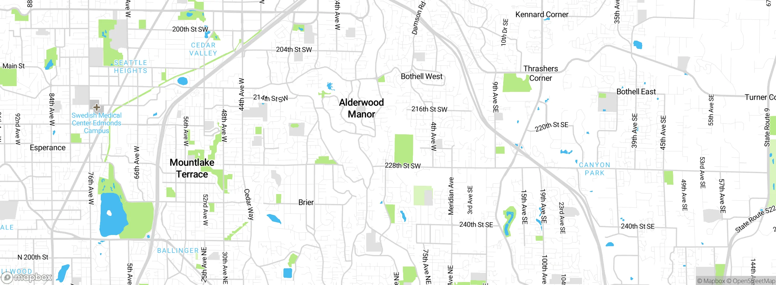 Map showing approximate location