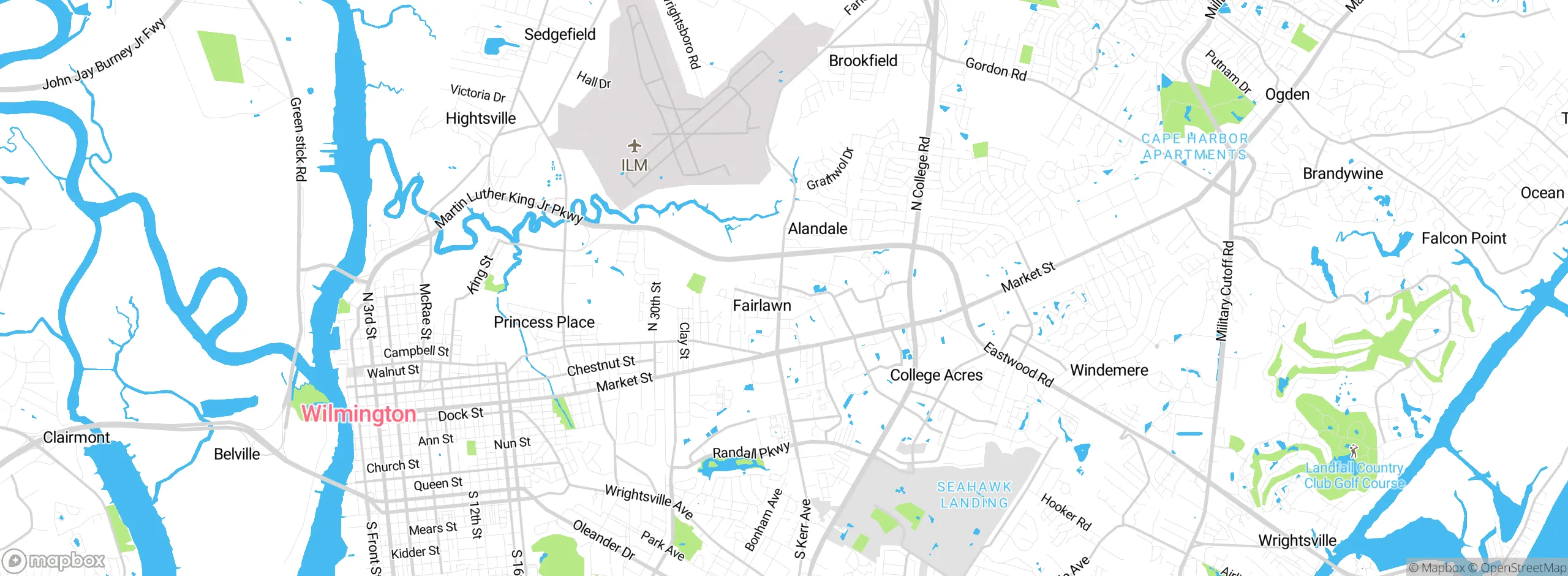 Map showing approximate location