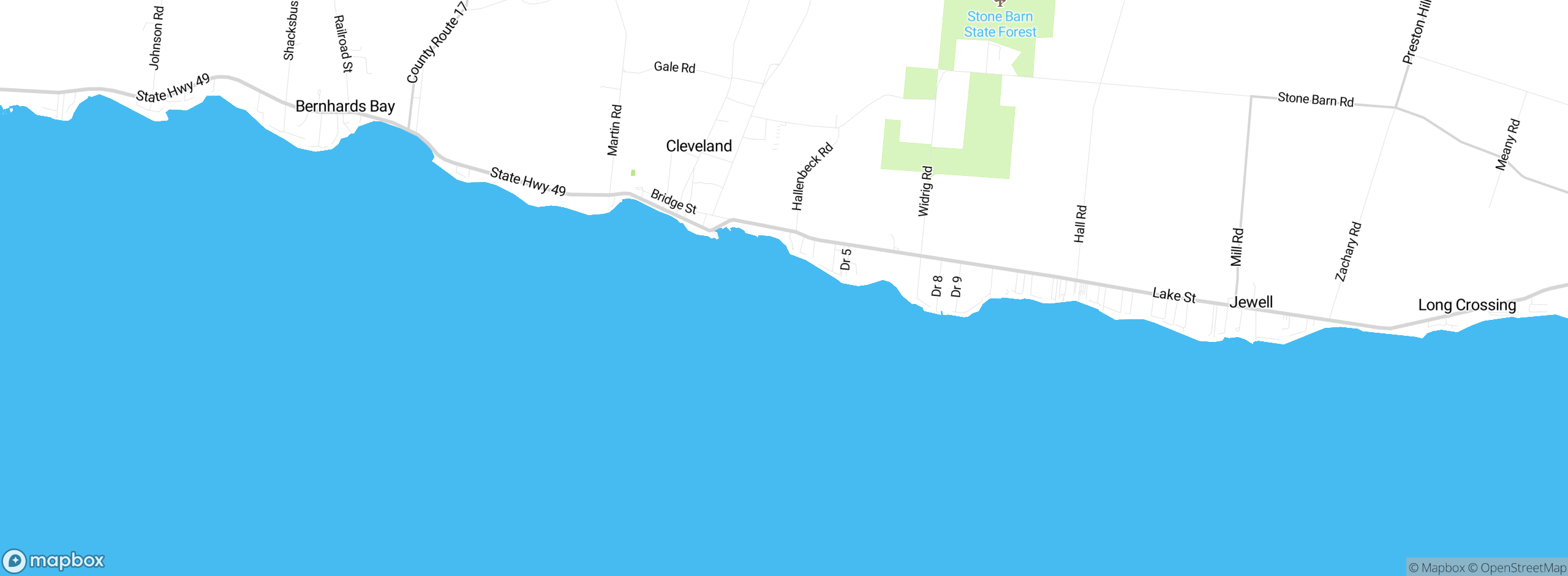 Map showing approximate location