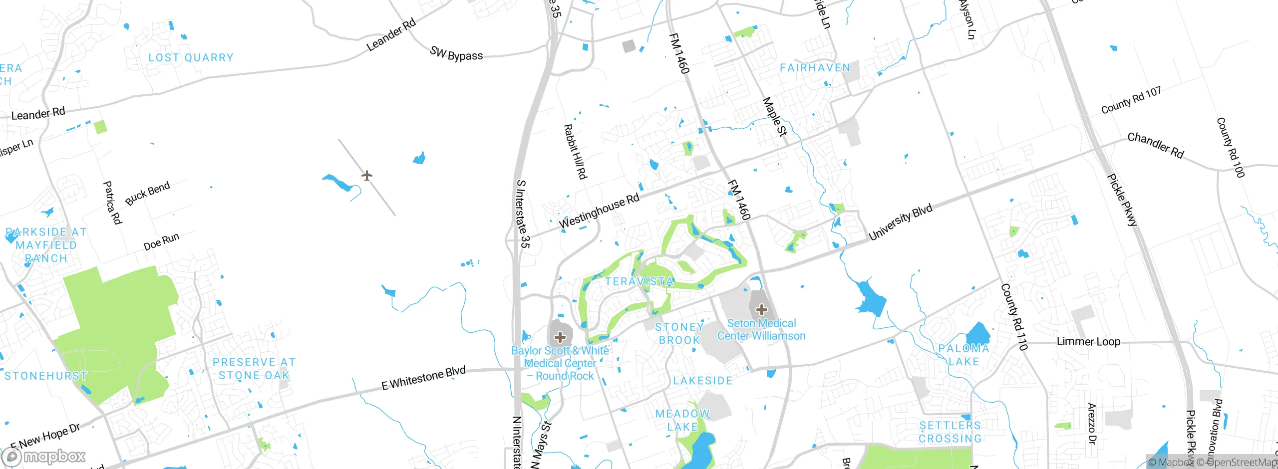 Map showing approximate location