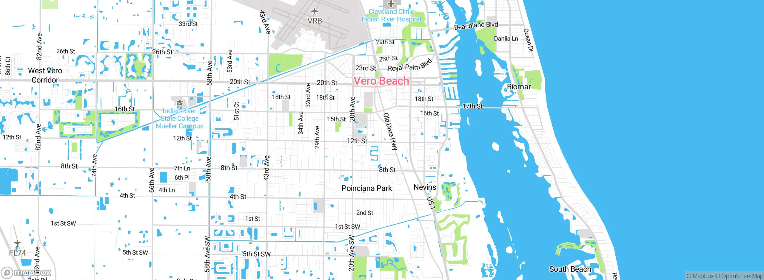 Map showing approximate location