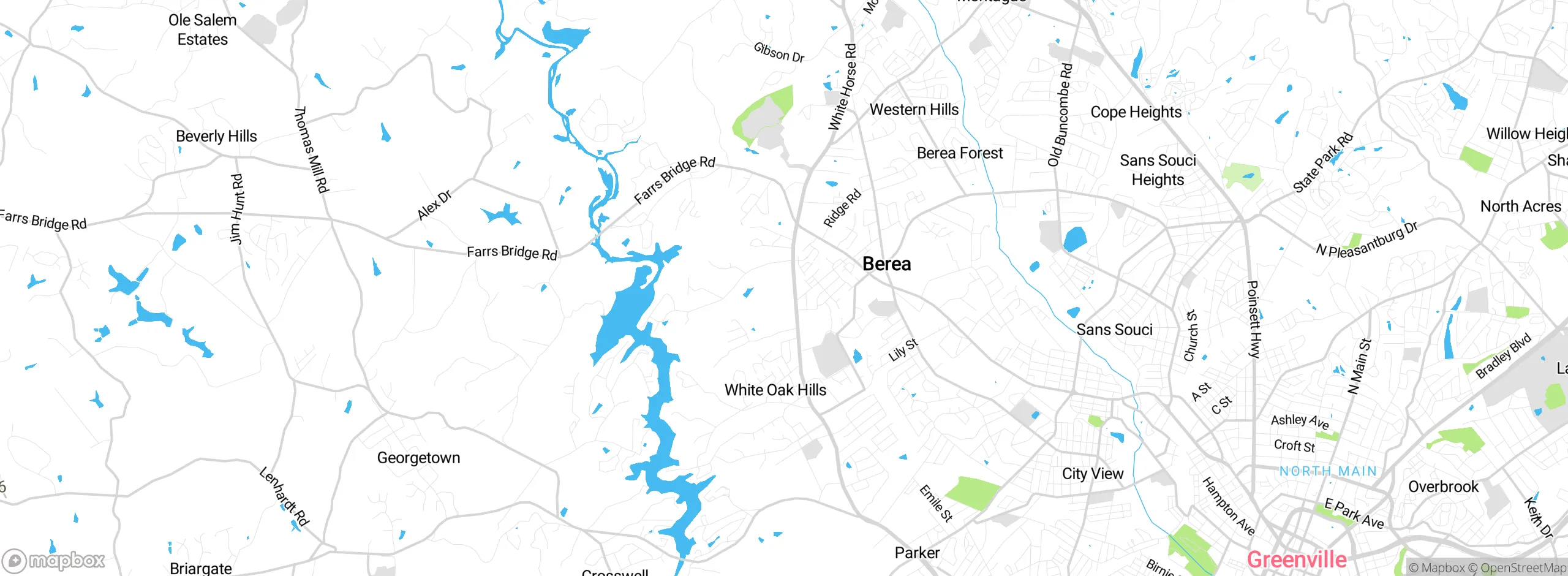 Map showing approximate location