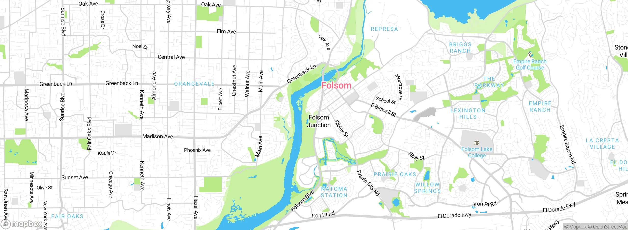 Map showing approximate location
