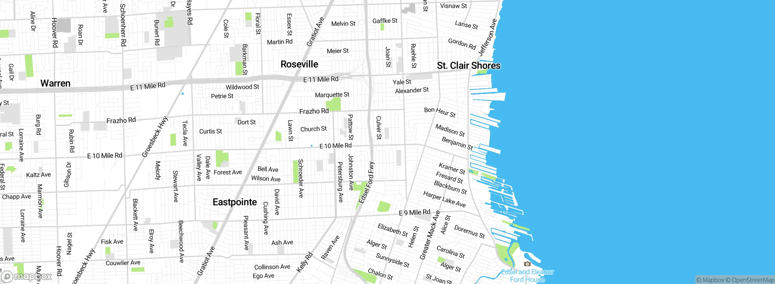 Map showing approximate location
