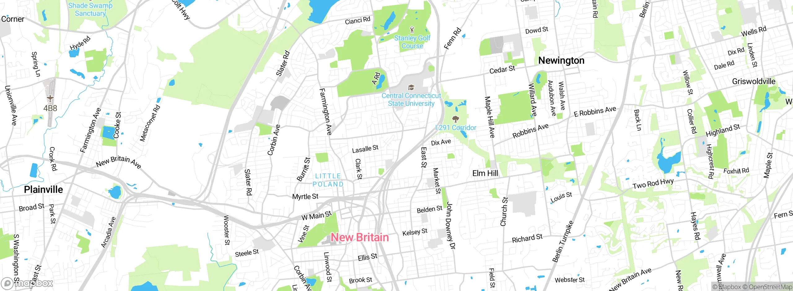 Map showing approximate location