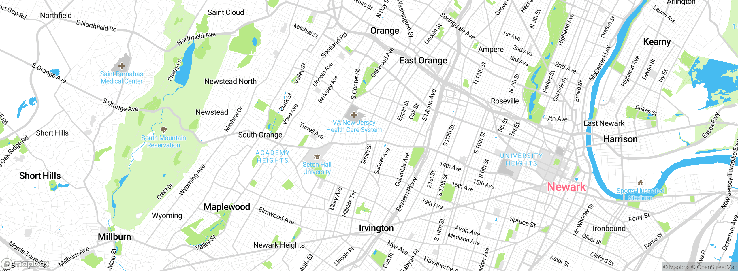 Map showing approximate location