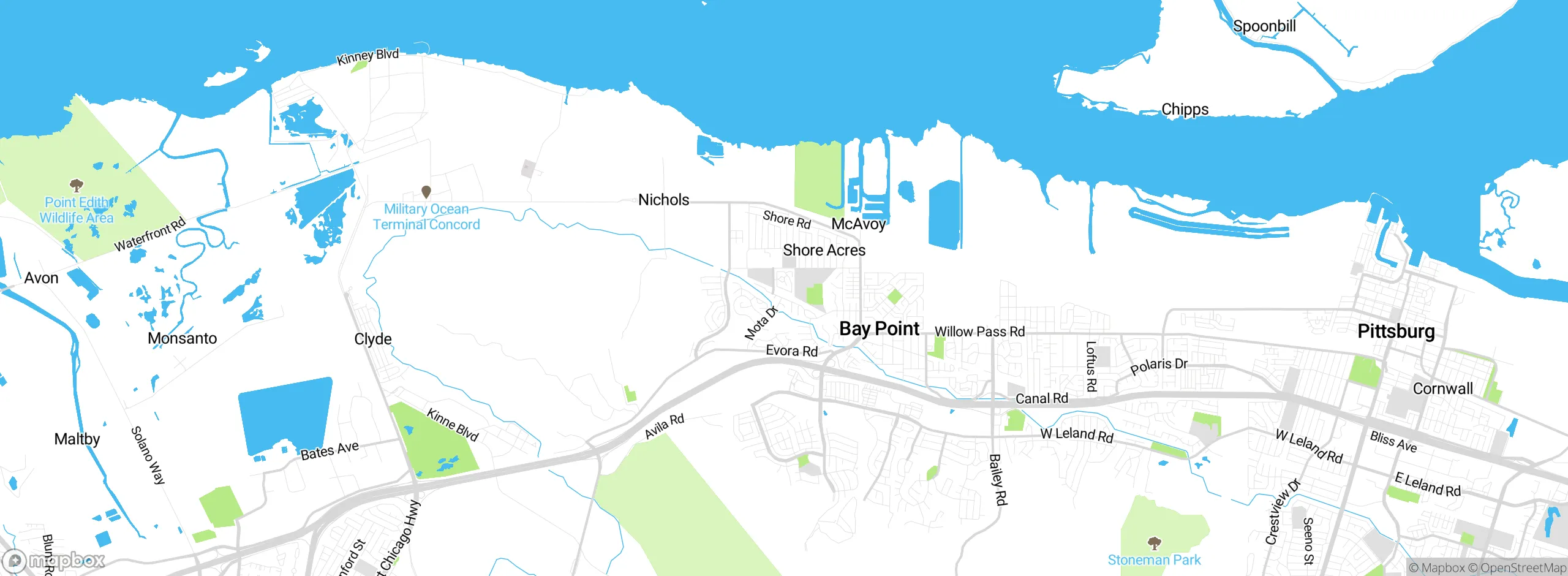 Map showing approximate location
