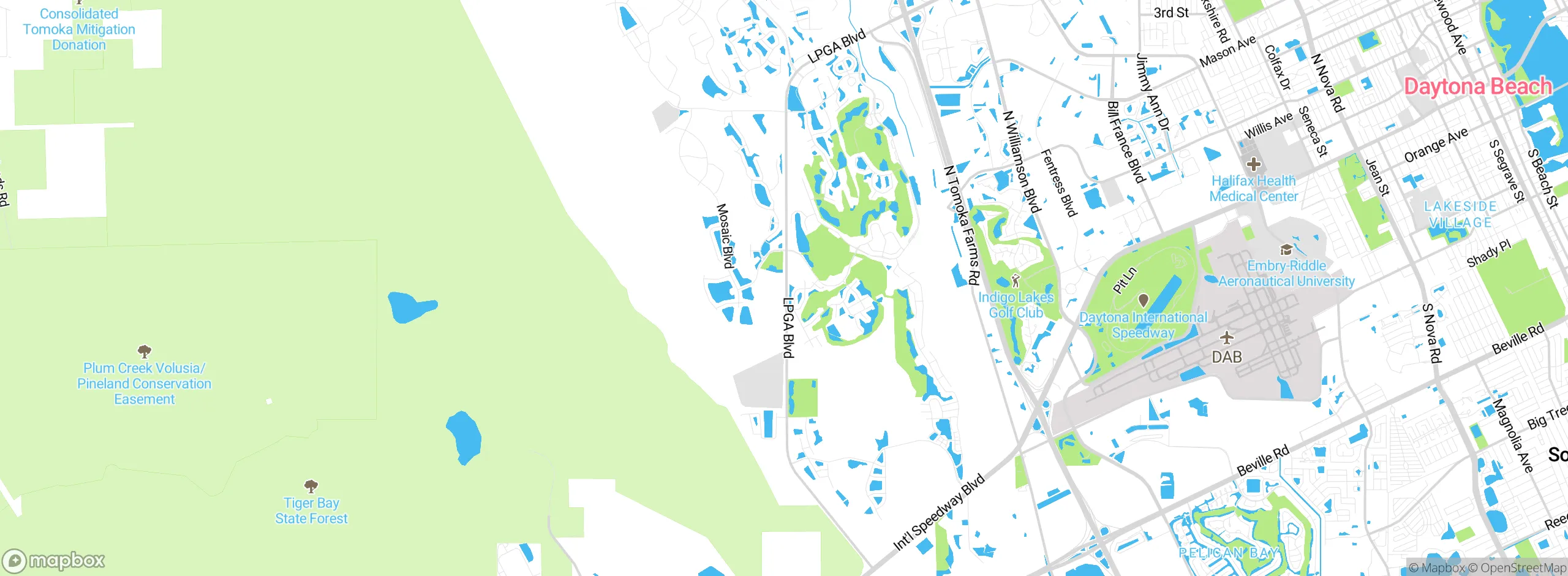Map showing approximate location